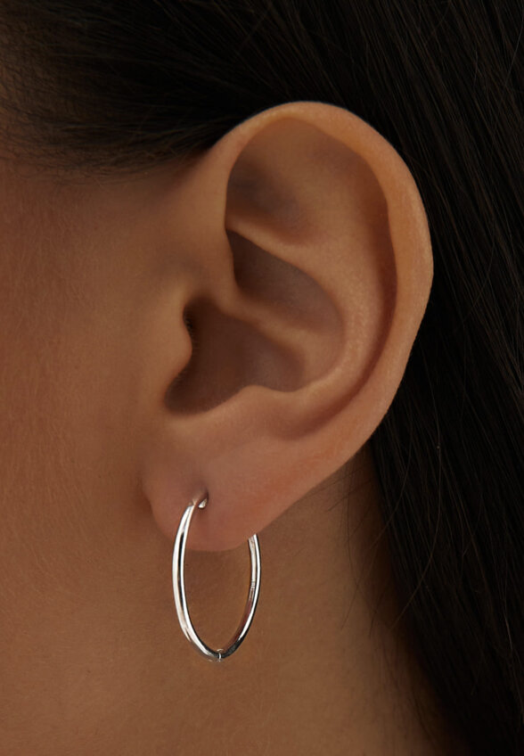 Серебряные серьги конго MIESTILO MIE