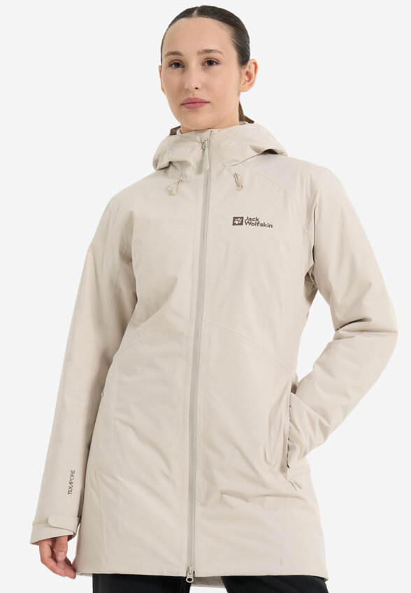 Куртка утепленная женская Jack Wolfskin Heidelstein, Бежевый