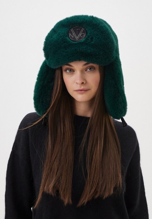 Шапка и брошь VNTG vintage+