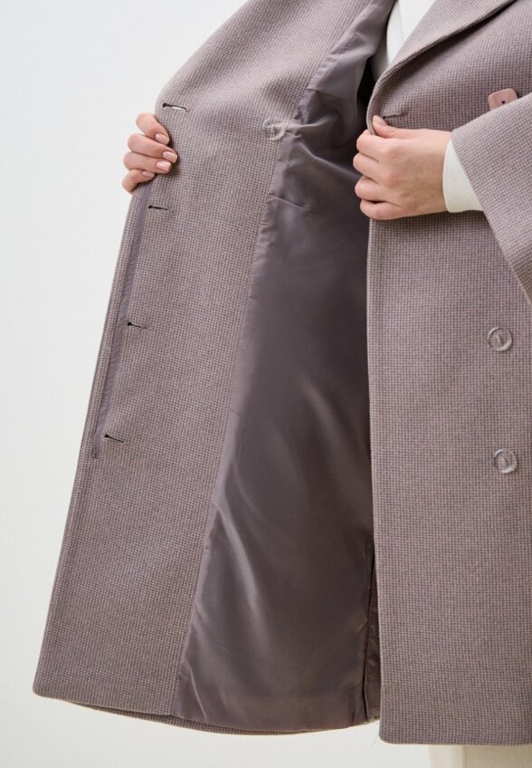 Пальто однобортное Gaxgax