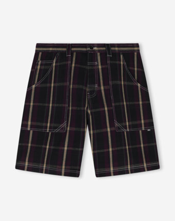 Шорты мужские оверсайз Quiksilver Mercury Check, Черный женщинам