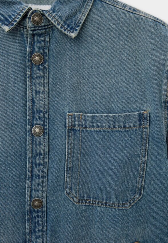 Рубашка джинсовая O'STIN