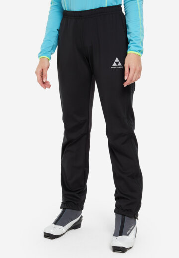 Брюки для беговых лыж женские Fischer Softshell Light, Черный