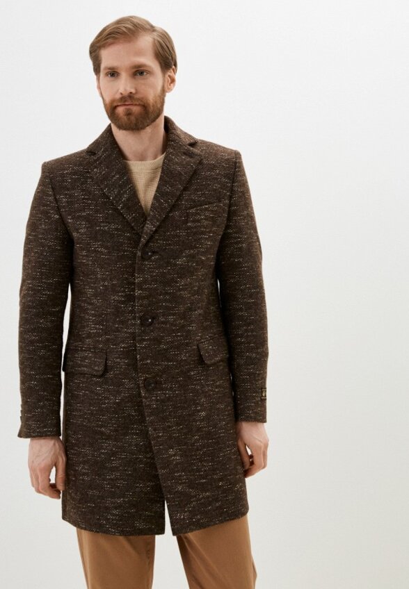 Пальто однобортное Bazioni