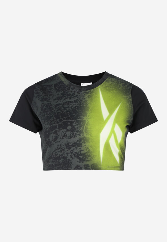 Футболка женская Reebok Lux Bold Cropped, Черный