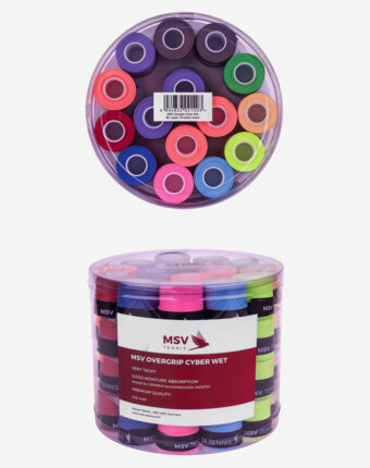 Намотка верхняя Mauve Overgrip Cyber ​​Wet, Мультицвет женщинам