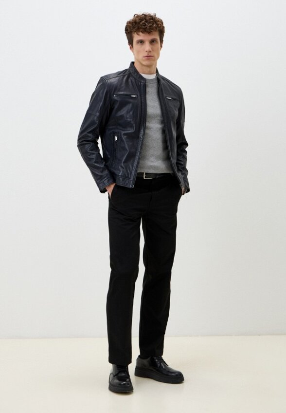 Куртка кожаная Urban Fashion for Men