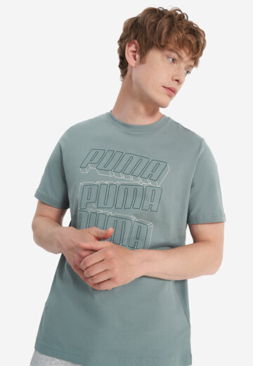 Футболка мужская PUMA, Зеленый