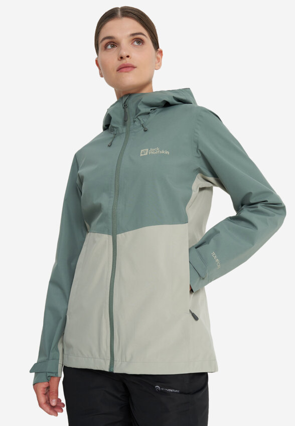 Куртка мембранная женская Jack Wolfskin Weiltal, Зеленый