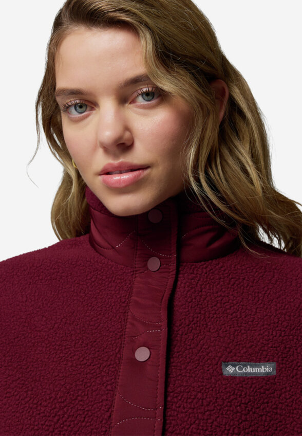 Джемпер флисовый женский Columbia Cloud Point Snap, Красный