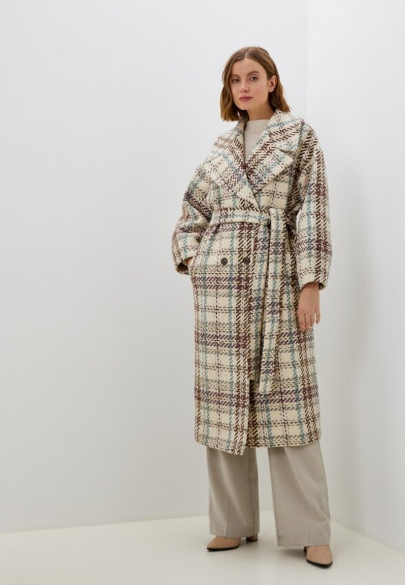 Пальто двубортное Anis