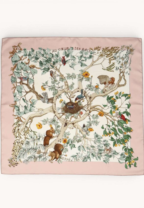 Hermes Silk Scarf