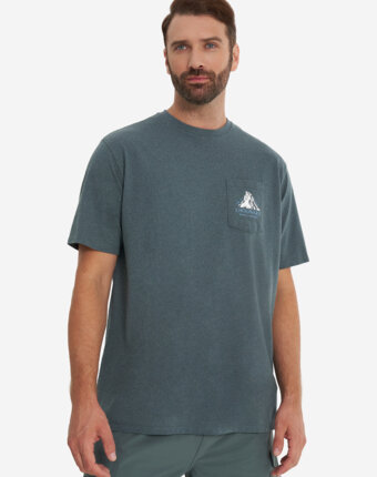Футболка мужская Patagonia Chouinard Crest, Зеленый женщинам