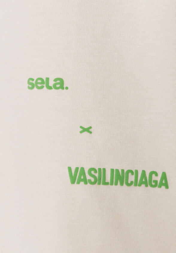 Футболка оверсайз для девочек из коллекции SELA х VASILINCIAGA