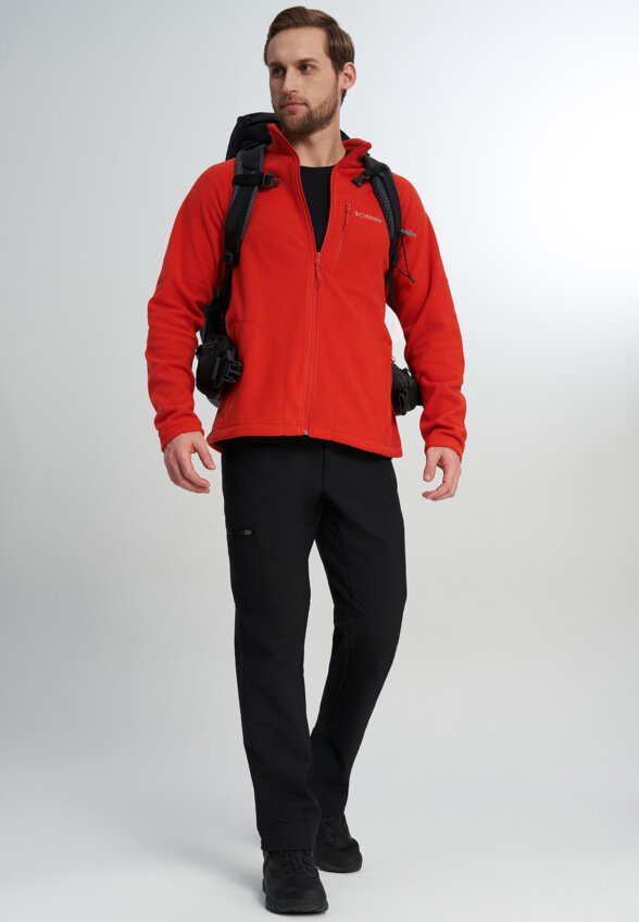 Джемпер флисовый мужской Columbia Fast Trek Ii Full Zip Fleece, Красный