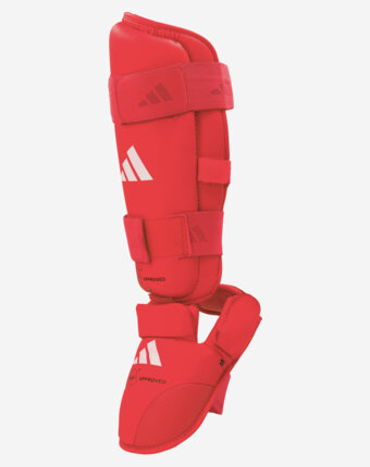 Защита голени и стопы adidas WKF Shin & Removable Foot, Красный женщинам