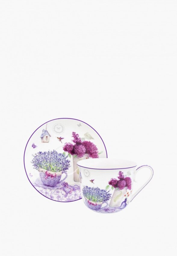 Чашка с блюдцем Elan Gallery