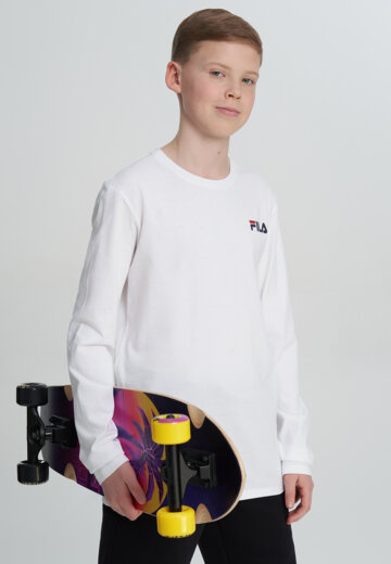 Лонгслив для мальчиков FILA, Белый