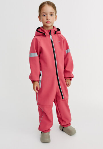 Комбинезон из Softshell на флисе для девочек