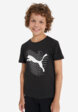 Футболка для мальчиков PUMA Graphics Cat, Черный2  - превью
