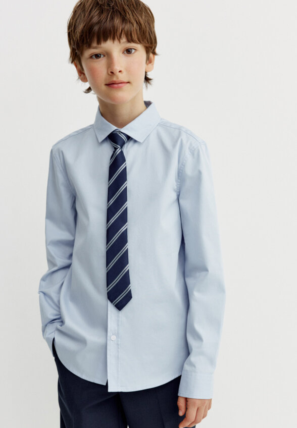 Классический галстук в полоску для мальчиков