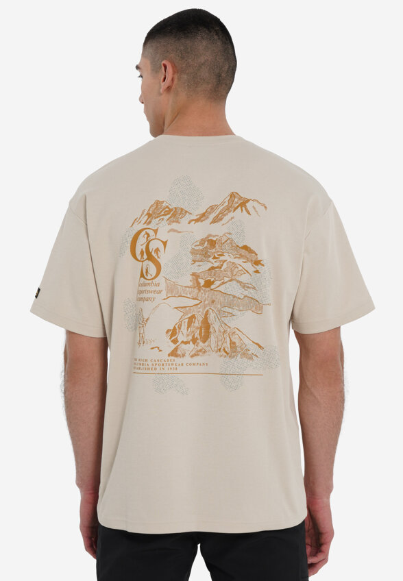 Футболка мужская Columbia Csc Heritage Graphic Tee, Серый