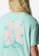 Футболка женская оверсайз Columbia Rolling Bend Graphic Oversized Tee, Голубой6  - превью