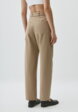 Хлопковые брюки Slouchy с поясом на талии5  - превью