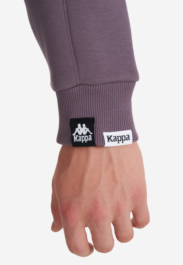Толстовка мужская оверсайз Kappa, Фиолетовый