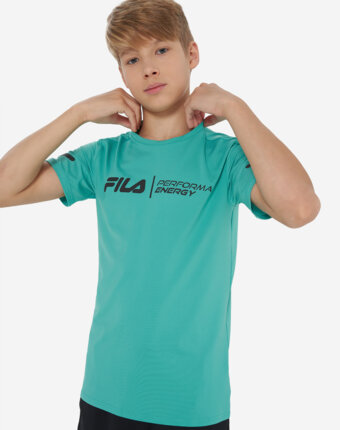 Футболка для мальчиков FILA, Зеленый женщинам