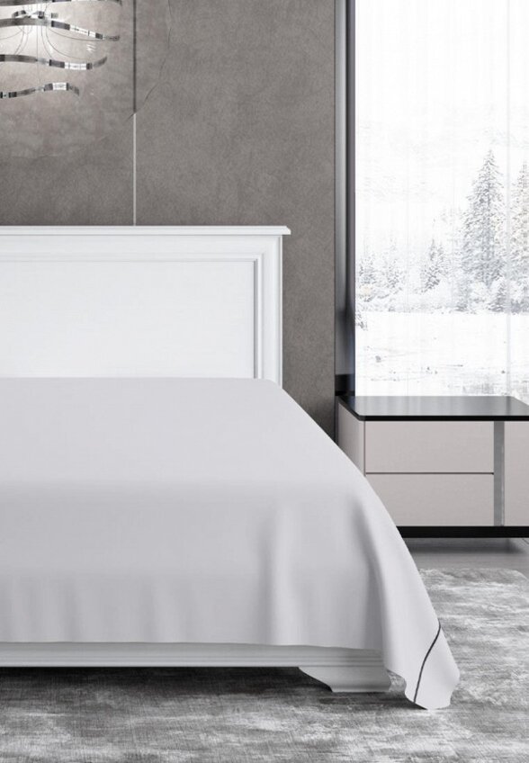 Простыня Евро Soft Silver