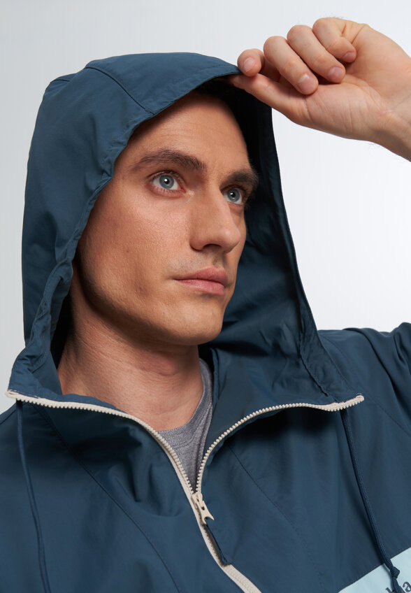 Ветровка мужская Columbia Spire Valley Hooded Windbreaker, Синий