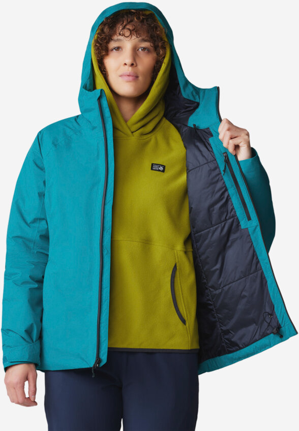 Куртка утепленная женская Mountain Hardwear Stretch Ozonic, Голубой