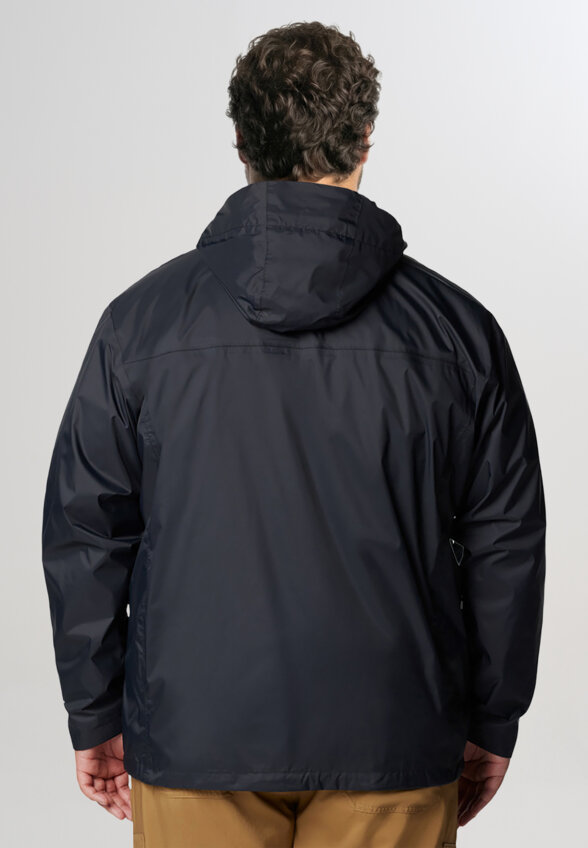 Куртка мембранная мужская Columbia Watertight II Jacket, Plus Size, Черный
