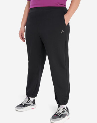 Брюки женские оверсайз Demix, Plus Size, Черный женщинам