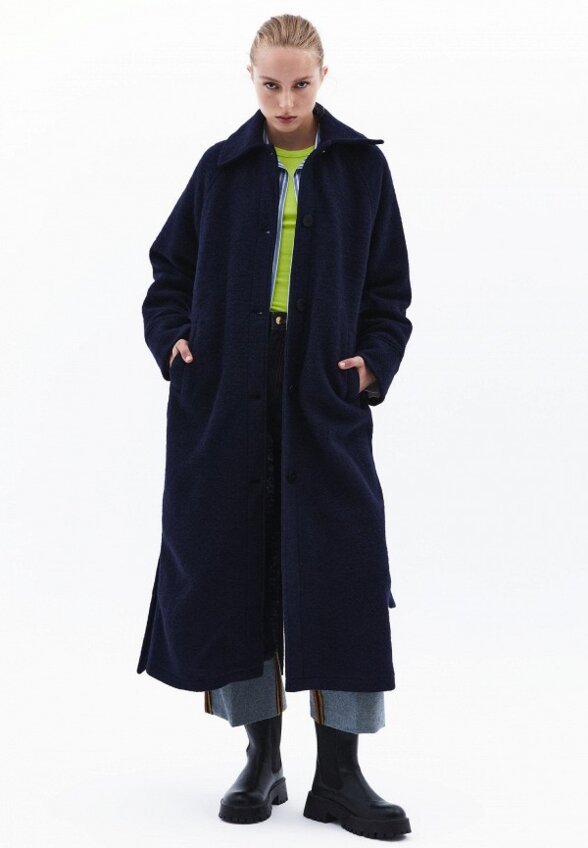 Пальто однобортное OXXO