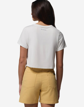 Футболка женская Columbia Parsons Point SS Tee, Бежевый женщинам