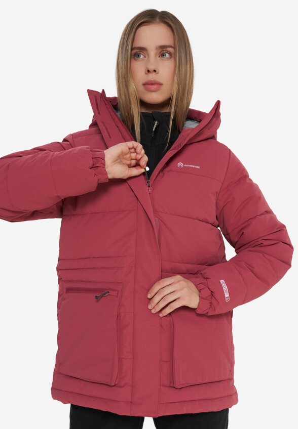 Пуховик женский Outventure, Красный