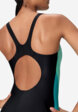 Купальник слитный женский Speedo Splice 2.0, Черный6  - превью