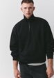 Свитшот Oversize fit с воротником4  - превью