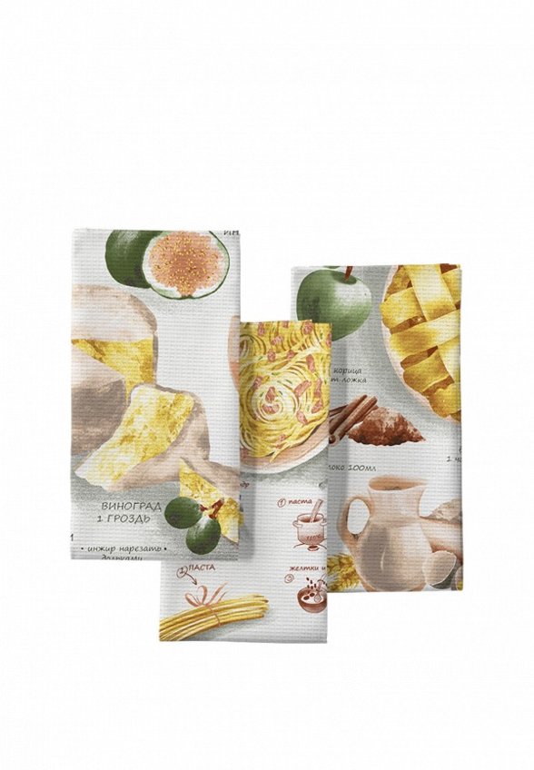 Набор полотенец кухонных Унисон
