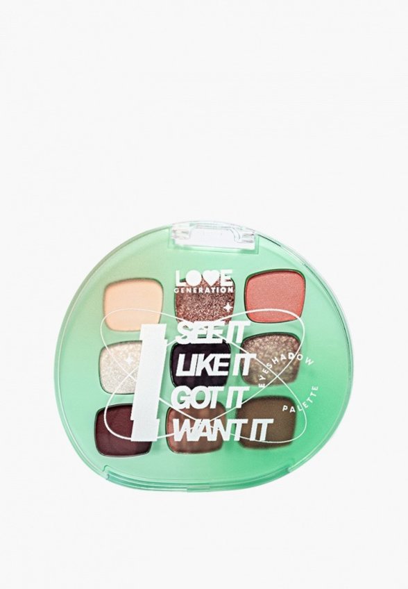 Палетка теней для век Love Generation