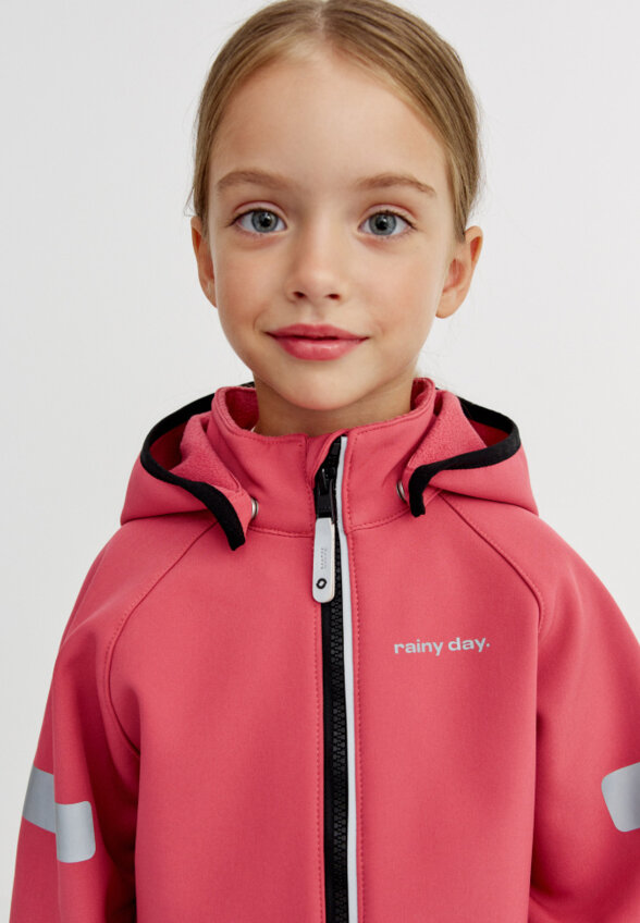Комбинезон из Softshell на флисе для девочек