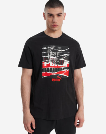 Футболка мужская PUMA Graphic, Черный женщинам