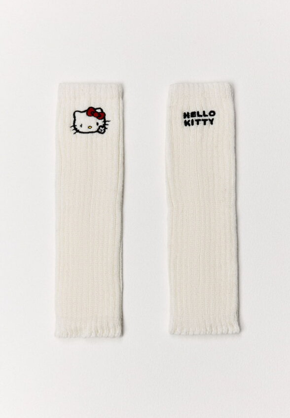 Вязаные гетры Hello Kitty для девочек