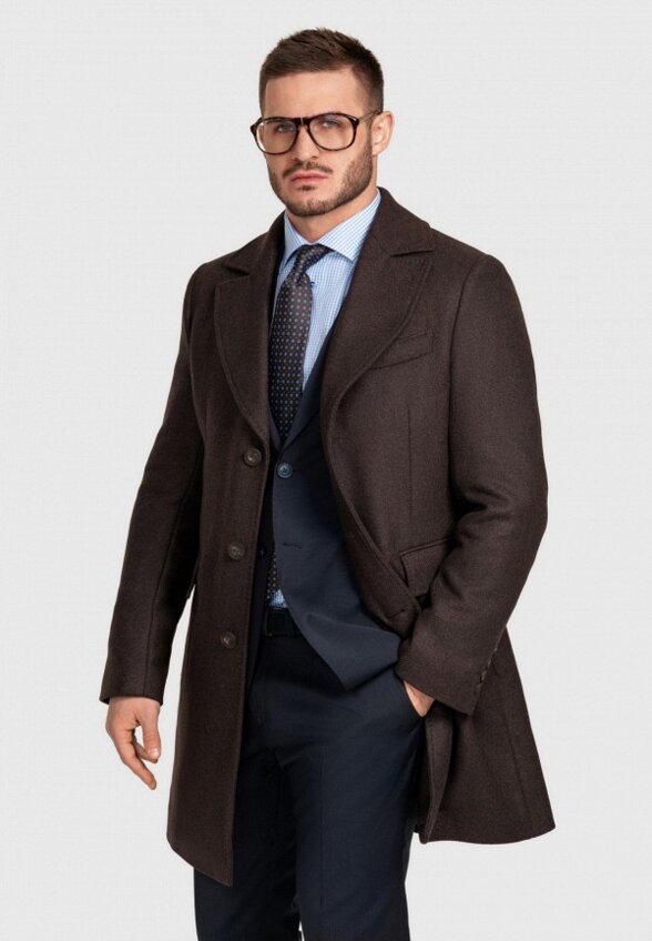 Пальто однобортное Sarto Reale