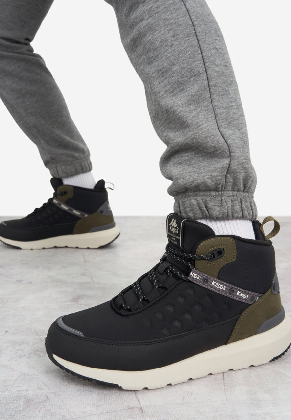 Кроссовки для мальчиков Kappa Authentic JR Mid NY, Черный