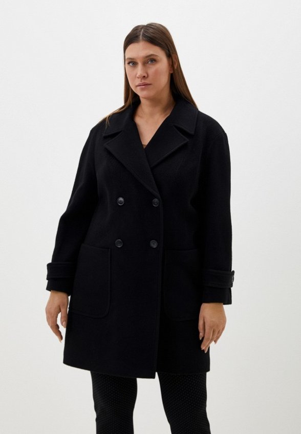 Пальто двубортное Le Monique