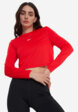 Лонгслив женский Reebok Paige Core, Красный1  - превью