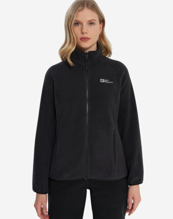 Джемпер флисовый женский Jack Wolfskin Moonrise, Черный женщинам